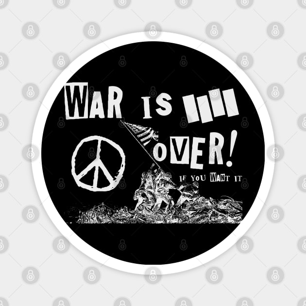 war is over punk art Magnet by psninetynine